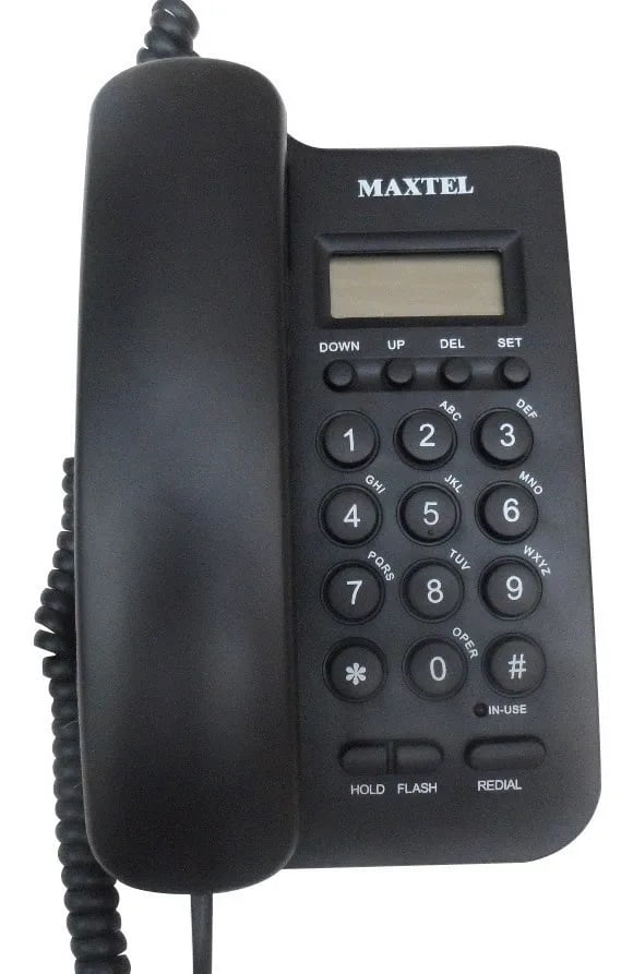 Telefone Com Fio Maxtel Mesa Parede Mt-806cid